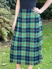 NWT Vintage Laird Portch 9/10 27” Waist 100% Wool Kilt Pleated Skirt Scotland