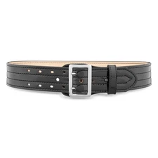 DUTYMAN 2-1/4" 42 Nickel Clarino Leather Sam Browne Duty Belt (4-Row Stitch)