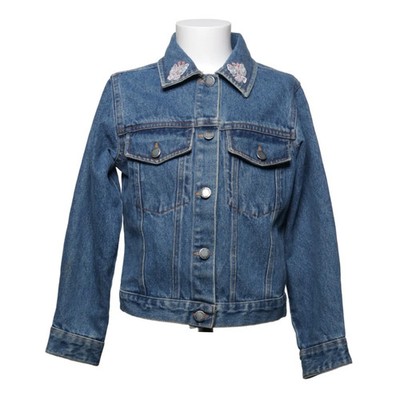Miller Junior, Jeansjacke, Mädchen, Größe: 128, Blau/Pink/Weiß, Baumwolle #FeZ