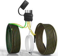 Arnés eléctrico remolque 4 pines 5 hilos 22FT con protección tubo nylon, Nuevo Arnés eléctrico remolque 4 pines 5 hilos 22FT con protección tubo nylon, Nuevo - Image 1