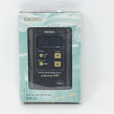 Seiko DM-20 Professional Digital Metronome 440 Music Band Choir Orchestra
