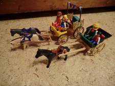 Playmobil 2 Kutschen aus 3481 u. 4186 für Western oder Bauernhof