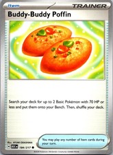 Buddy-Buddy Poffin 184/217 Common Ascended Heroes Pokemon Near Mint