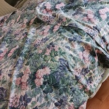 Laura Ashley Lined Curtains Ashbourne Rod Pocket Pair Set of 2 -- 40 x 84"