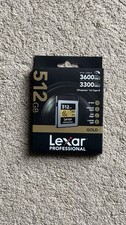 Image of Lexar 512GB Professional (3600MB/Sec) Type B CFexpress Card Brand New Unused!!
