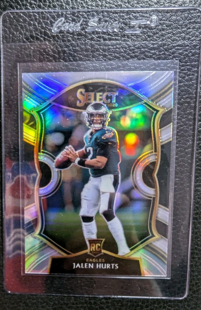 2020 Panini Select Concourse Silver Prizm #50 Jalen Hurts Rookie Card RC Eagles