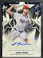 2025 Topps Series 1 - Jake Irvin Baseball Stars Autographs #BSA-JI (AU) Nats