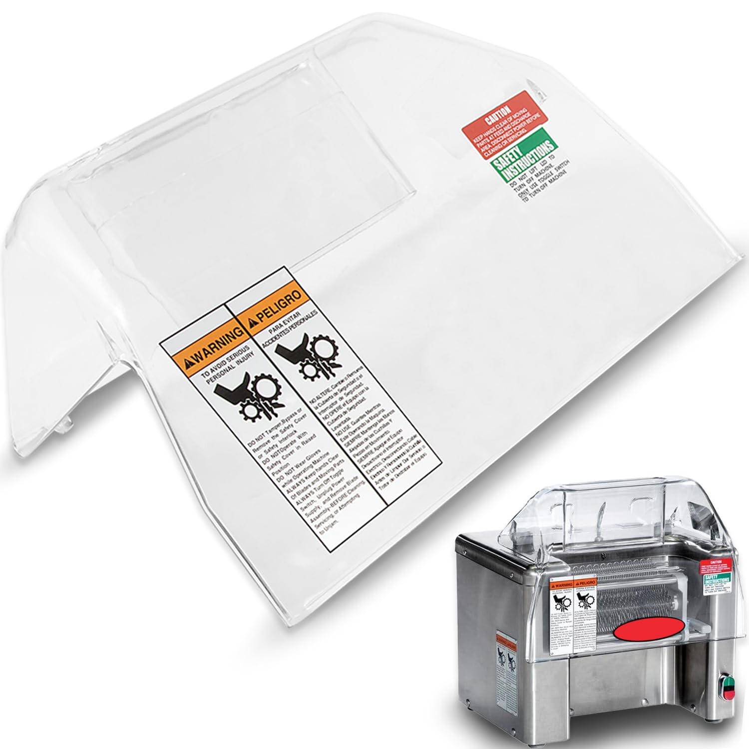 Clear Plastic Safety Cover for Biro Tenderizers Pro 9 Sir Steak T3247-1 TA3096M2