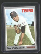 1970 Topps Cloth Stickers #NNO Ron Perranoski Minnesota Twins Baseball #NNO 48