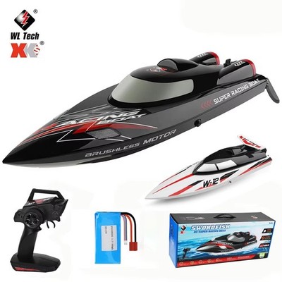 WLtoys WL916 RC Brushless Motor Speedboat 46.7cm 14''x13cm 55KM/H 2.4G Remote