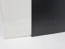 VaultX Zip Binder Exo-Tec - White Edition 12 Pocket - Card Binder - New In Box