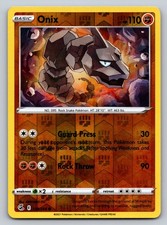 Onix 138/264 Reverse Holo SWSH08: Fusion Strike Pokemon Card - NM