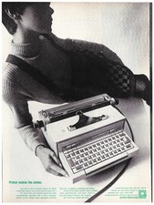 Olivetti Underwood Vintage Ad 1960s Typewriter Advertising Praxis 48 1965