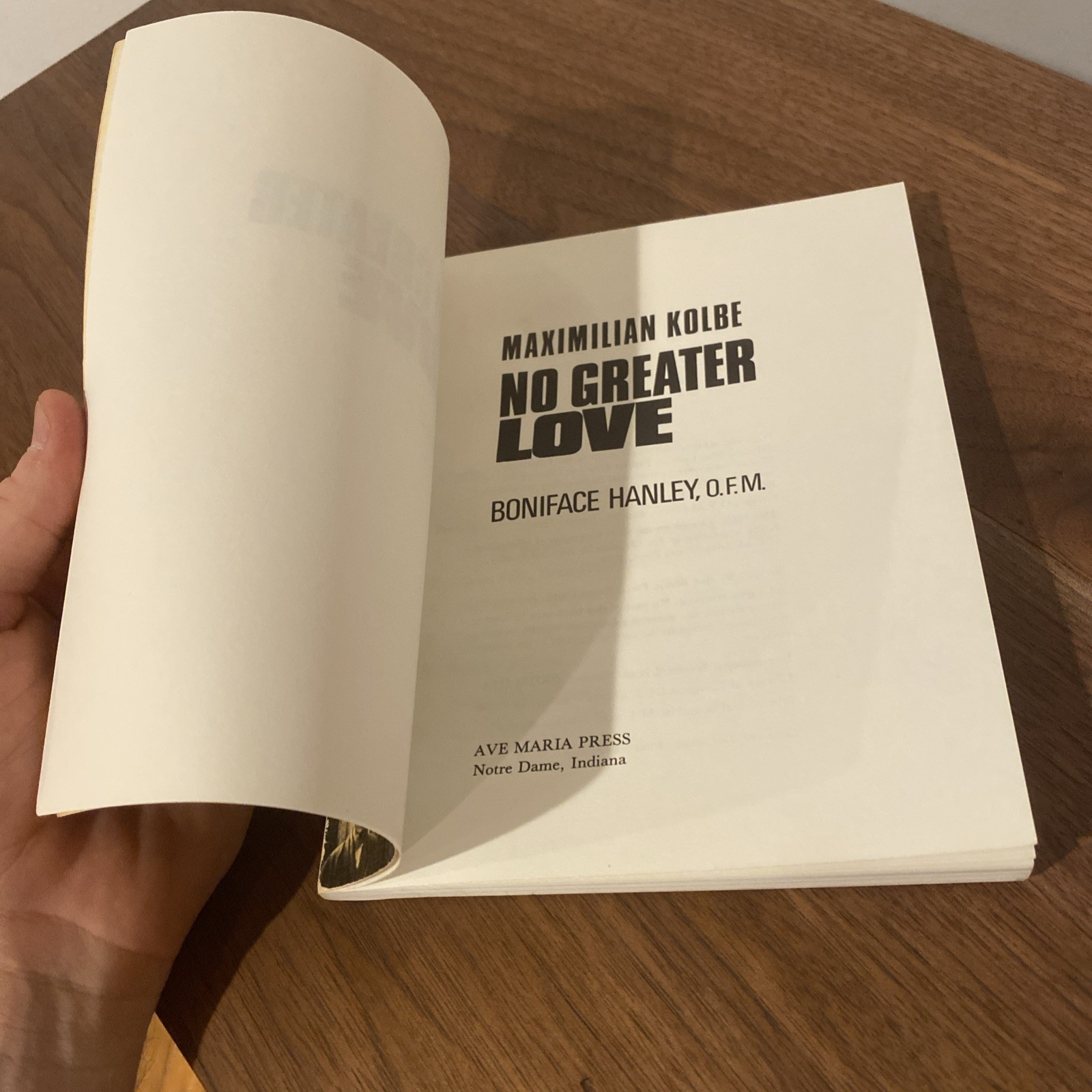 Maximilian Kolbe: No Greater Love, Hanley, Boniface Saint Kolbe Canonization 