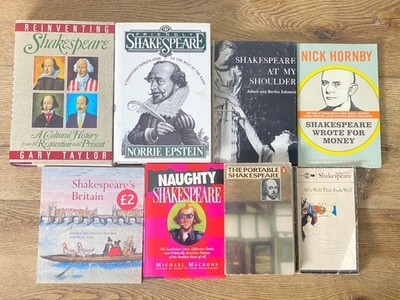 William Shakespeare Book Lot, 8 Titles-The Friendly Shakespeare,Reinventing Shak