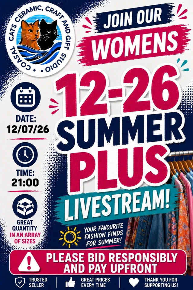 Womens Sizes 12-26 Summer Clothes Livestream (13/07/26)