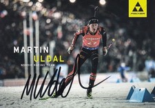 Martin ULDAL - Norwegen, Silber Olympia 2026 Biathlon, Original-Autogramm!