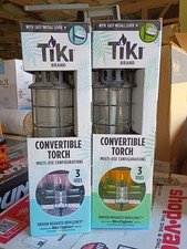TIKI Convertible Torch 65” Full Size, 50" Garden, 7.5" Table *LOT OF 2*