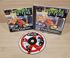 Radikal Bikers PS1 PlayStation 1 etichetta nera completo di manuale