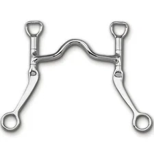 Myler MB 12 Curb Bit: Sweet Iron, Low Port, 5-Inch - Enhance Horse Comfort