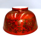Vintage Japanese Kutani Porcelain Rice Bowl Kinrande  Gold Gilt Red Showa-era — photo 8