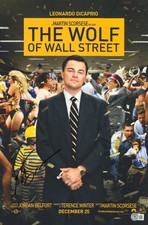 Martin Scorsese Signed Autograph The Wolf Of Wall Street 12x18 Phtoto Beckett