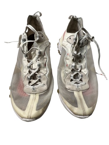 Nike React Element 87 Sail White Light Bone Red AQ1090-100 Men's 8.5 - Picture 2 of 12