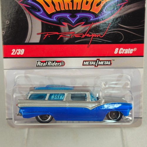 HOT WHEELS PHIL'S GARAGE 8 CRATE REAL RIDERS 2/39 - MINT - (K215) SHIPS FREE - Picture 2 of 8