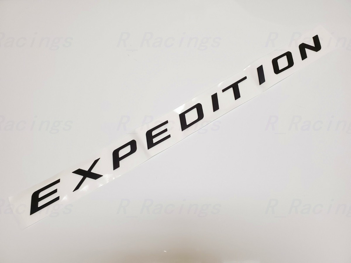 Ford Excursion Lettering Hood Letters Gloss Black Front Hood