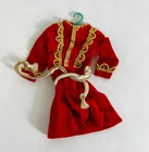 Vintage 1964 Barbie Ken "Arabian Nights" Red Velvet Outfit Clothes, Rare