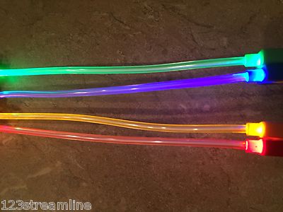 MINI SHORT GLOW light-up LED Data Sync Cable charger FOR 3.0 dual pin/micro USB