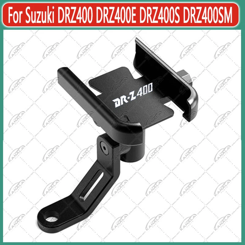 For Suzuki DRZ400 DRZ400E DRZ400S DRZ400SM Mobile Phone Holder GPS Stand Bracket Foto 3 de 4