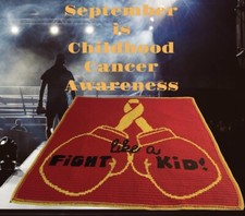 Fight Like a Kid Cancer blanket