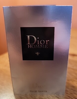  Christian Dior Homme  Eau De Toilette EDT  1ml Sample with Card, Authentic 