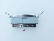 Lot 2 SCSI TERMINATOR 50 PIN CENTRONICS MALE / FEMALE PASS THROUGH PASSIVE