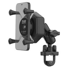 RAM-B-149Z-A-UN7-462 RAM X-Grip Phone Mount with Vibe-Safe U-Bolt Base - Short