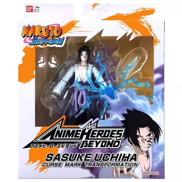 In Stock Authentic Bandai Anime Heroes Beyond Naruto Sasuke Uchiha Curse  Mark