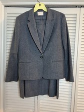 Vintage Pendleton Women s Wool Gray Jacket Skirt Suit