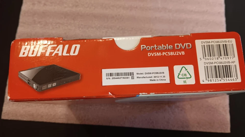 New In Box Buffalo Portable DVD DVSM-PC58U2VB - Image 3 of 3