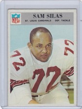 1966 Philadelphia #166 Sam Silas Cardinals Free Shipping!