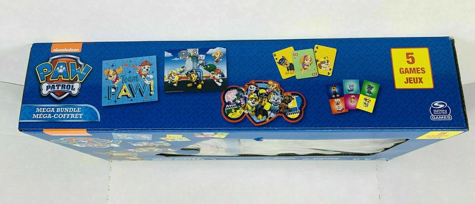 Набор из 5 игр PAW Patrol Mega игрушка детская головоломка домино большие карты дерево  - Изображение 4 из 4