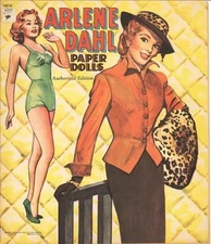 VINTAGE UNCUT 1953 ARLENE DAHL PAPER DOLLS HD LASER REPRODUCTION~LO PR~HI QUAL