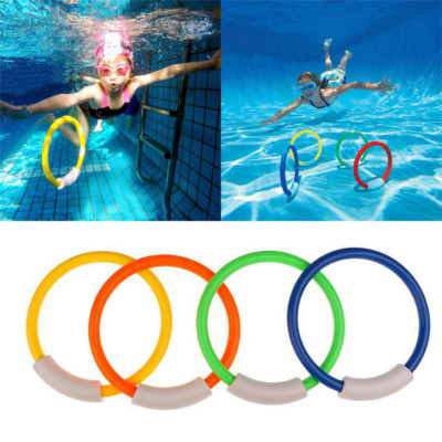 UNTERWASSER SWIM POOL DIVE GEWICHTET PLAY STICKS RINGS STREAMERS WASSER TOY,