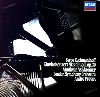 Serge Rachmaninoff, V. Ashkenazy.. - Klavierkonzert Nr. 3 D-moll, Op. 30 LP '
