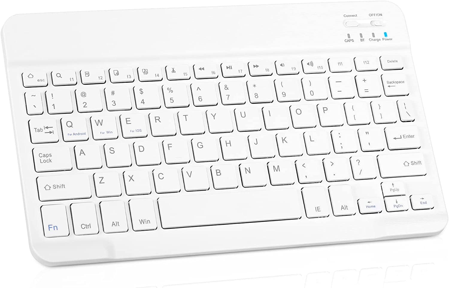 Ultra-Slim Bluetooth Rechargeable Keyboard for Amazon Fire HD 10 (2017) and All