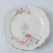 1944 Homer Laughlin Virginia Rose Pattern 9.25" Plate Lot of 3 #21595