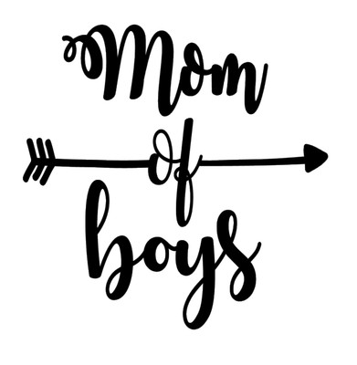 Mom Of Boys Arrow Vinyl Decal Sticker For Home Cup Mug Glass Decor Choice a27