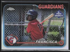 2024 Topps Pro Debut Welbyn Francisca PDC-98 Chrome | Cleveland Guardians