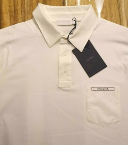 white prada polo