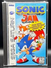 Sonic Jam Sega Saturn Jewel Case Longbox Factory Sealed New Authentic